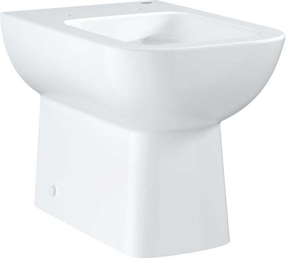 Унитаз напольный приставной безободковый Grohe Bau Edge альпин-белый 39810000