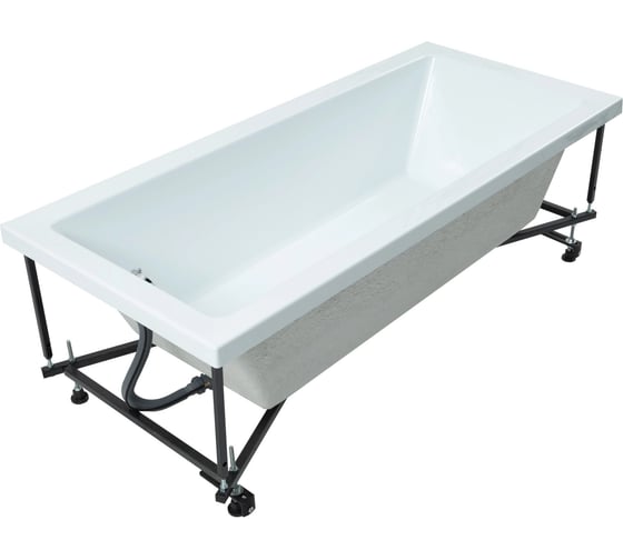Ванна акриловая Aquanet GRACE, 180×80 см, хромированное покрытие 00335584