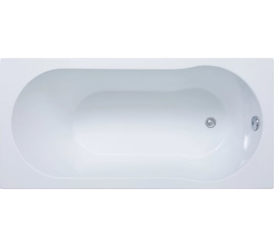 Ванна акриловая Aquanet LIGHT, 160×70 см, гидромассаж 6 форсунок, антибактериальное покрытие 00322826