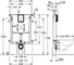 Инсталляционный комплект для унитаза Grohe Uniset для обмуровки 38729000 2