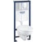 Система инсталляции Grohe Rapid SL 4 в 1 с подвесным унитазом и сиденьем 36502000 1
