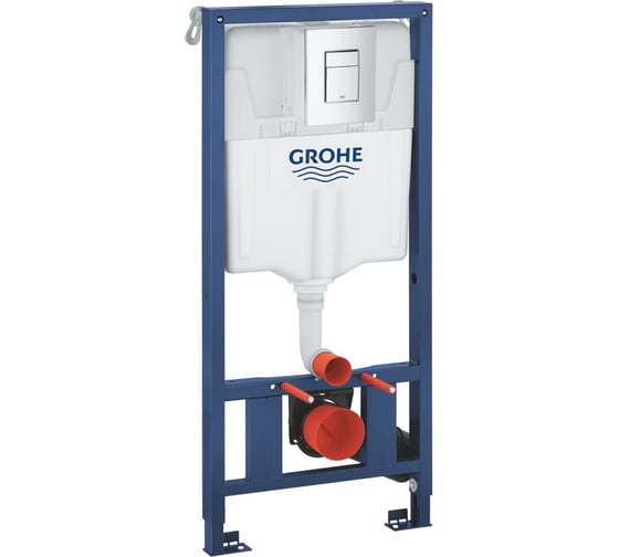 Система инсталляции для подвесного унитаза Grohe Rapid SL 4 в 1, хром 39859000