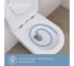 Унитаз подвесной Aqueduto OVO 525х360 безободковый, Tornado, сиденье с микролифтом, белый матовый OVOT2120 6