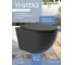 Унитаз подвесной Aqueduto OVO 525х360 безободковый, Tornado, сиденье с микролифтом, черный матовый OVOT2140 2