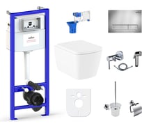 Комплект: инсталляция с унитазом Lavinia Boho Aveo Rimless 10 в 1 98010086