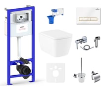 Комплект: инсталляция с унитазом Lavinia Boho Aveo Rimless 10 в 1 75110715