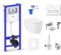 Комплект: инсталляция с унитазом Lavinia Boho Bell Pro Rimless 10 в 1 75110482