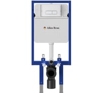 Инсталляция для подвесного унитаза ALLEN BRAU 9.11105.20 PNEUMATIC 2.0 патрубки, без кнопки смыва 1112х95х500мм (375018) 00375018