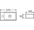 Раковина накладная угловая Azario AZ-5092L белый глянец 370×185×90 мм 00090722 5
