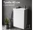Тумба AQUATON Тори 40 белый глянец, Раковина Миранда 40 1A286901TO010 13
