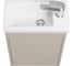 Тумба Тори 40 капучино, Раковина Миранда 40, AQUATON 1A286901TO4A0 2