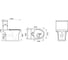 Унитаз-компакт EvaGold EG302 безободковый, горизонтальный выпуск EG040076 9
