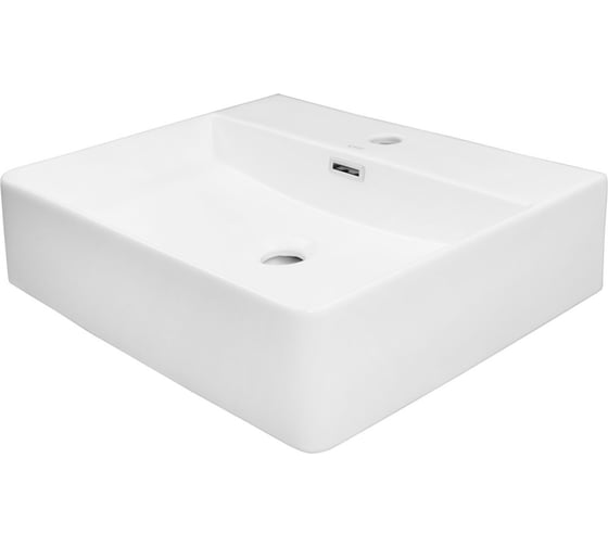 Раковина накладная Azario AZ-2173-S-MW белый матовый 500х420х120мм 00090742