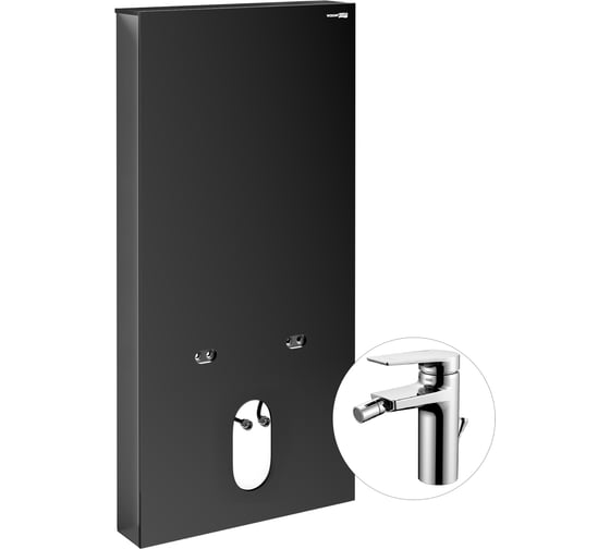 Комплект для биде со смесителем WasserKraft Нааб (Naab) 86BDT.050.BL.SQ3206 Naab 86BDT.050.BL.SQ3206