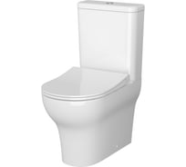 Пристенный унитаз Vitra Zentrum 60 см с тонким сиденьем с микролифтом и встроенным смесителем 9012B003-7226