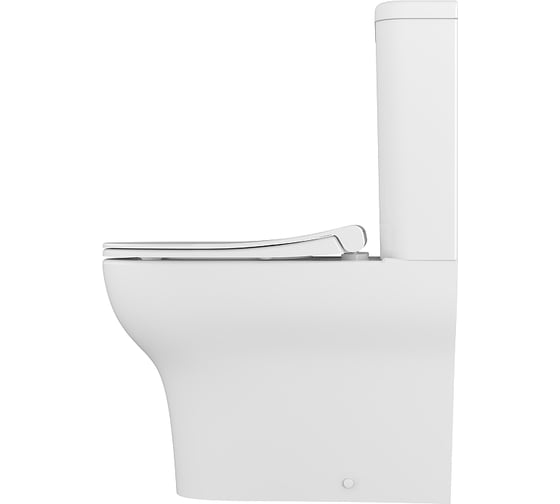 Пристенный унитаз Vitra Zentrum 60 см с тонким сиденьем с микролифтом и встроенным смесителем 9012B003-7226