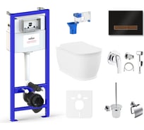 Комплект: инсталляция с унитазом Lavinia Boho Bell Pro Rimless 10 в 1 75110491