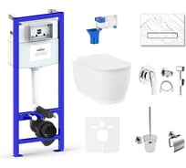 Комплект: инсталляция с унитазом Lavinia Boho Bell Pro Rimless 10 в 1 75110499