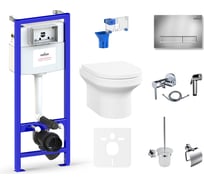 Комплект: инсталляция с унитазом Lavinia Boho Grance Hill Rimless 10 в 1 75110740