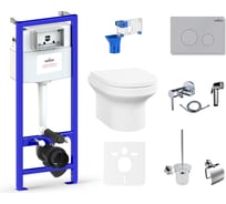 Комплект: инсталляция с унитазом Lavinia Boho Grance Hill Rimless 10 в 1 75110745