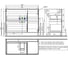 Тумба с умывальником, напольная IDDIS 100 см, белая, Эдифис (Edifice) EDI10WFi95K 9
