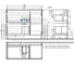 Тумба с умывальником, напольная IDDIS 100 см, белая, Эдифис (Edifice) EDI10WFi95K 7