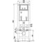 Инсталляция Azario Нью-ТС для подвесного унитаза 3/8л, 370×122×1040мм, без клавиши AZ-G12 00098415 4