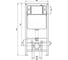 Инсталляция Azario Нью-ТС 1 для подвесного унитаза 3/8л, 500×110×1127мм, без клавиши, AZ-TS006T 00098414 6