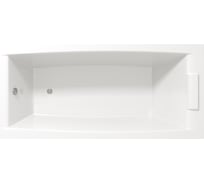Акриловая ванна Uperwood Infinity 180×80 см, белая, с каркасом VInfinity18080W