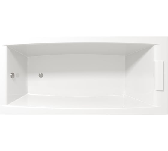 Акриловая ванна Uperwood Infinity 180×80 см, белая, с каркасом VInfinity18080W