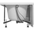 Акриловая ванна Uperwood Next 165×70 см, белая, с каркасом VNext16570W 7