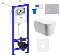 Комплект: инсталляция с унитазом Lavinia Boho Bell Pro Rimless 7 в 1 87050127