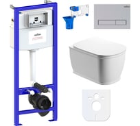 Комплект: инсталляция с унитазом Lavinia Boho Bell Pro Rimless 7 в 1 87040039