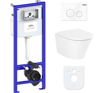 Комплект: инсталляция с унитазом Lavinia Boho Biore Rimless 6 в 1 77040101