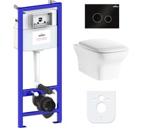 Комплект: инсталляция с унитазом Lavinia Boho Bristol Rimless 6 в 1 77040120