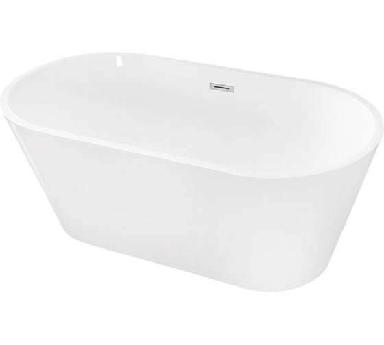 Ванна акриловая Loranto CS-01-160 1600х750х580 отдельностоящая, белая 00097868