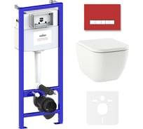 Комплект: инсталляция с унитазом Lavinia Boho One 6 в 1 Rimless 75110104