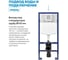 Инсталляция для подвесного унитаза ABBER пневматическая AC0108 5