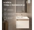 Тумба 1Marka БЛОК МИНИ/Aris mini 60П, 600×440×450 мм, 1 ящик, дуб вотан/белый глянец, раковина Ц0000043060 2