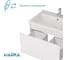 Тумба 1Marka БЛОК МИНИ/Aris mini 70П, 700×440×450 мм, 1 ящик, белая аляска/белый глянец, раковина Ц0000043063 6