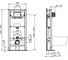 Унитаз с инсталляцией Ideal Standard Prosys Tesi 3 в 1 T3868V1 2