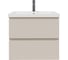 Тумба подвесная Sanstar Riana 50 с раковиной Moduo 50 (комплект) для ванной комнаты, cappuccino 518.1-1.4.1.КМОД 5