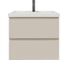 Тумба подвесная Sanstar Riana 50 с раковиной Фостер 50 (комплект) для ванной комнаты, cappuccino 518.1-1.4.1.КФОС 6
