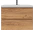 Тумба подвесная Sanstar Riana 80 с раковиной Фест 80 (комплект) для ванной комнаты, gold kraft 510.1-1.4.1.КФЕС 6