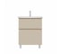 Тумба напольная Sanstar Riana 60 с раковиной Moduo 60 (комплект) для ванной комнаты, cappuccino 554.1-1.4.1.КМОД 5