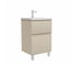 Тумба напольная Sanstar Riana 50 с раковиной Moduo 50 (комплект) для ванной комнаты, cappuccino 553.1-1.4.1.КМОД 1