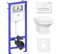 Комплект: инсталляция с унитазом Lavinia Boho Grance Hill Rimless 6 в 1 87561009