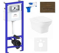 Комплект: инсталляция с унитазом Lavinia Boho Bristol Rimless 7 в 1 75110222