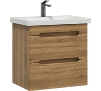 Тумба подвесная Sanstar Diva 50 с раковиной Moduo 50 (комплект) для ванной комнаты, Gold Craft 533.1-1.4.1.КМОД