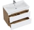 Тумба подвесная Sanstar Diva 80 с раковиной Como 80 (комплект) для ванной комнатыбелый, дуб вотан 495.1-1.4.1.РККОМ 7